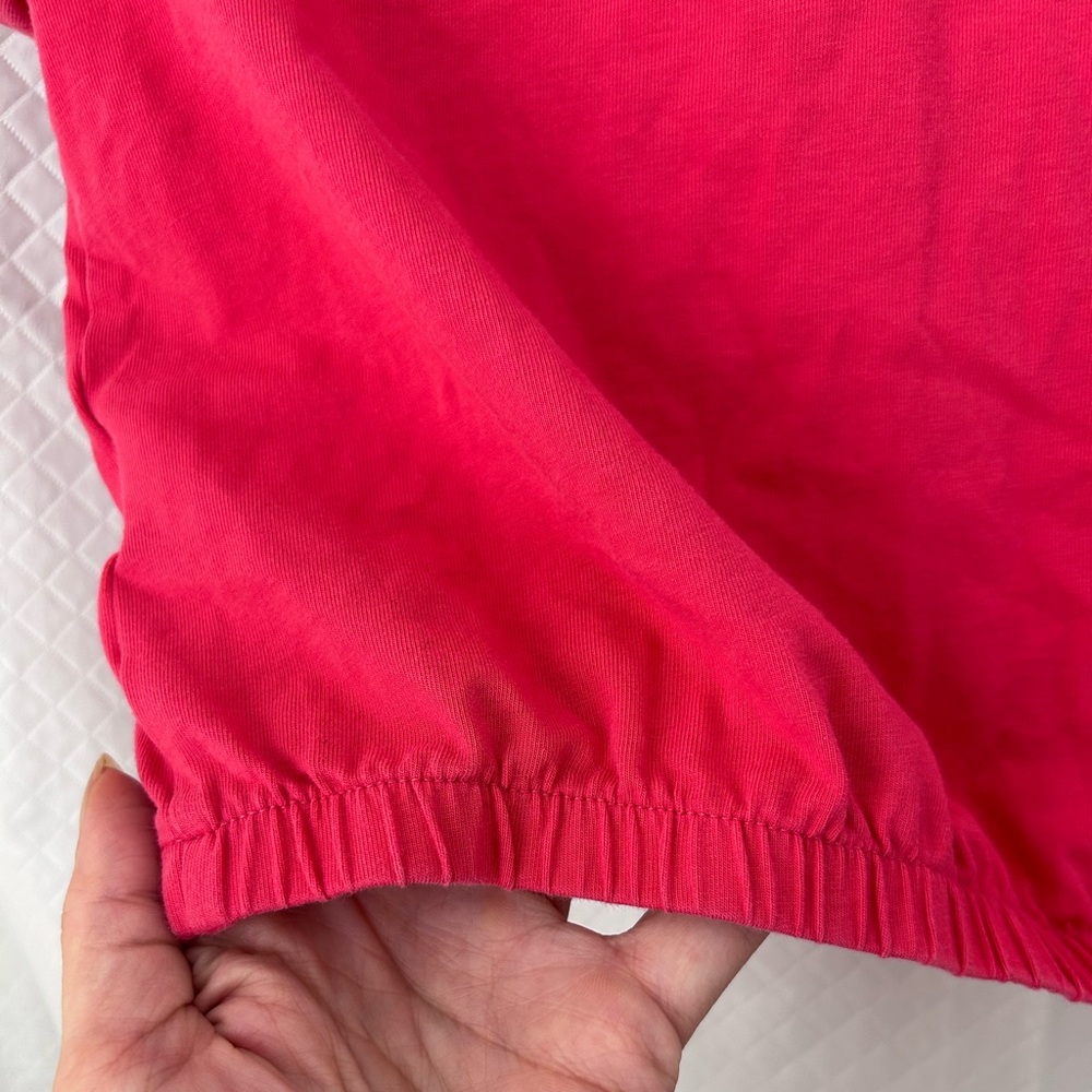 Tommy Hilfiger Women's Hot Pink Crop Top - Picture 4 of 8